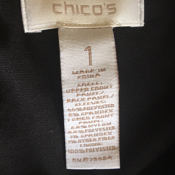 Chico’s Gold Sparkle Party Dress - Picture 3 of 3